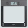 Taylor Talking Bathroom Scale for Seniors 440 lb Capacity Glass Digital Body Weight Scale with Loud Voice Readout Gray