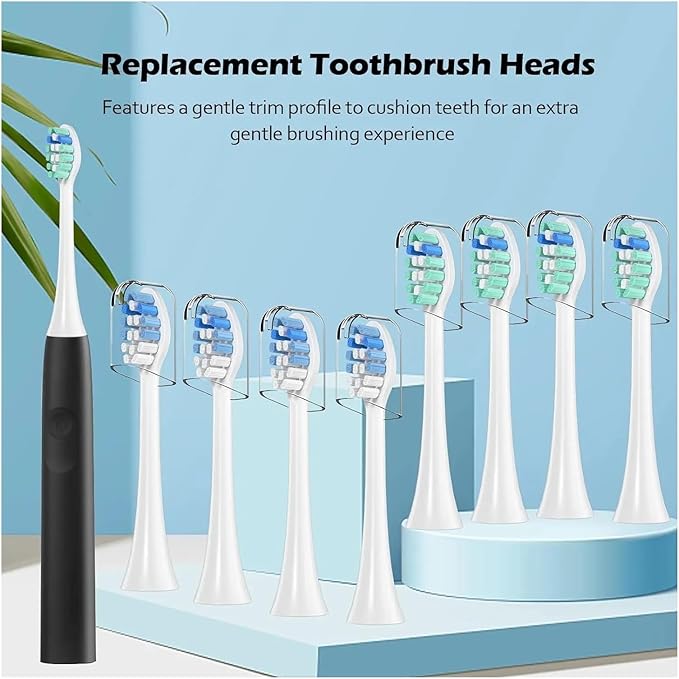 4-16pcs Toothbrush Replacement Heads Compatible with PH Replacement Heads Electric Brush Head for 4100 5100 6100 9023(Green-16pcs)
