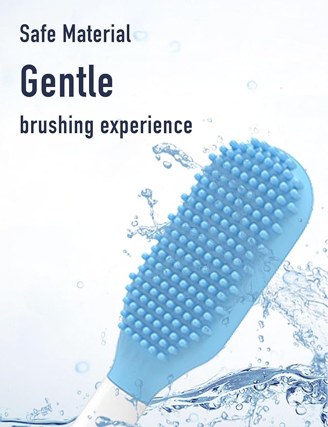 Tongue Scraper Heads Compatible with Philips Sonicare Click-On Handles – Gentle &amp Effective Tongue Cleaner Fresh Breath 2 Pack Replacement Brush Heads (White One Size)