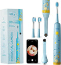 Arly Cam-Brush 2 - Wireless Intraoral Camera &amp Sonic Electric Toothbrush for Kids - Light Blue