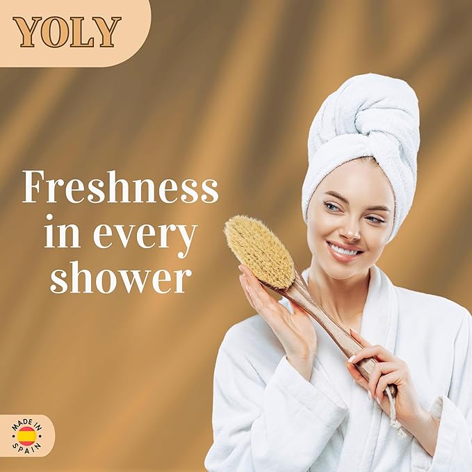 YOLY Oatmeal Body Wash - Daily Moisturizing For Dry &amp Sensitive Skin Refreshing &amp Rejuvenating 25.3 Fl Oz (Pack of 4)
