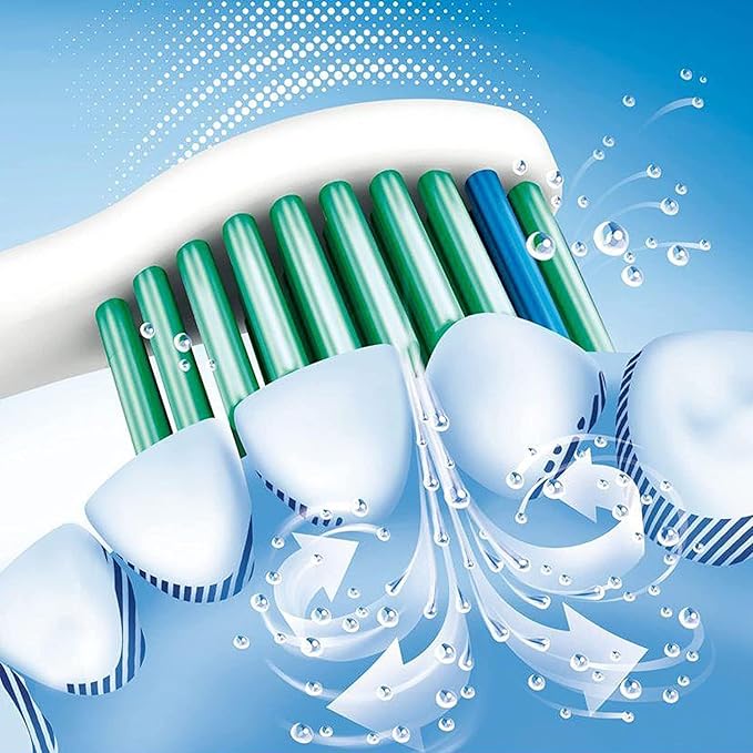 Philips Genuine Sonicare ProResults Replacement Toothbrush Heads 4-Pack White Standard Sonic Toothbrush Heads Model HX6014/07 – Effective Plaque Removal and Comfort
