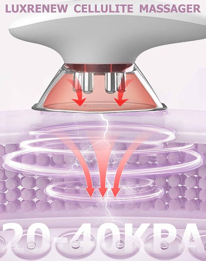 Body Sculpting Device - 2025 Triple-Action Machine with Suction &amp Vibration for Thighs Legs &amp Arms Cellulite Smoothing Body Firming Massager for Women (A)