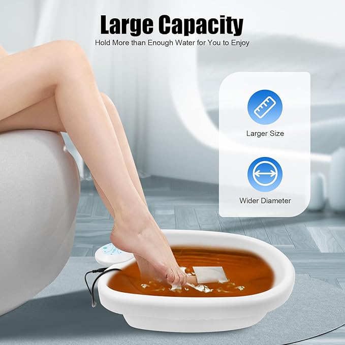 Ionic Detox Foot Bath Machine &amp Spa Kit—Complete Home Cleanse System w/ Basin 2 Arrays Timer &amp All Accessories—Birthday Gift for Relaxation Beauty Salon Results Negative Ion Hydrogen Thera