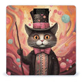 Cat Holding A Cane Scale for Body Weight Precision Bathroom Weighing Scales with Back Lit LCD Display Sturdy Tempered Glass Body Weight Scales Digital Bathroom Scale 400lb