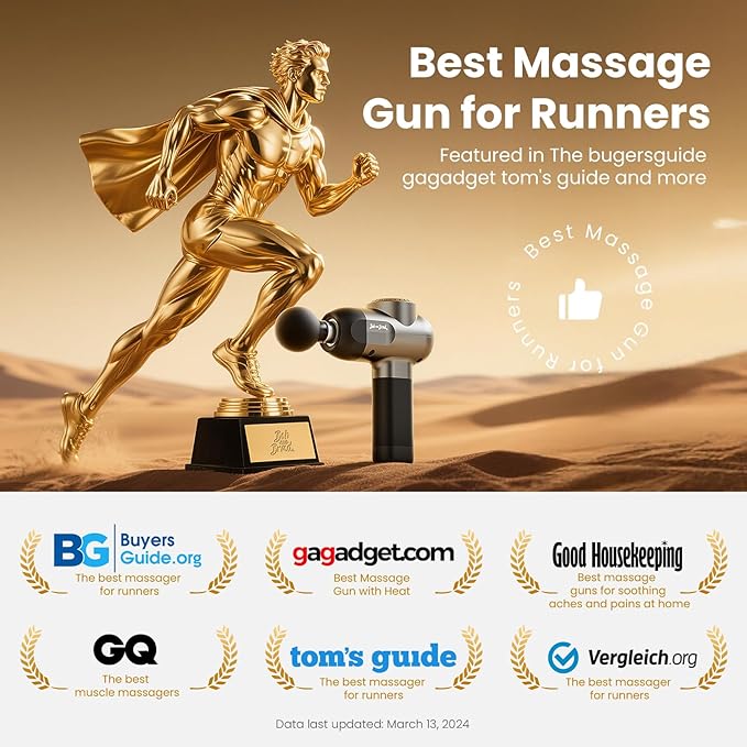 BOB AND BRAD C2 Massage Gun FSA Eligible &amp HSA Approved Deep Tissue Percussion Massager Gun Muscle Massager with 5 Speeds and 5 Heads Electric Back Massagers for Professional Athletes Home Gym
