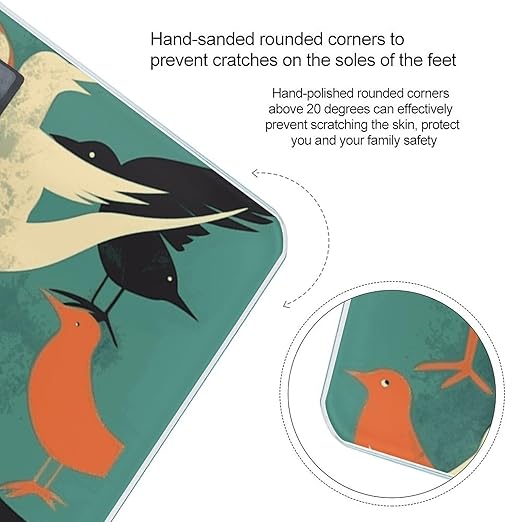 Flock of Birds Smart Scale for Body Weight Accurate Bathroom Scale with LED Display Digital Weight Scales Weighing Machine High Precision Scales for Bath Home