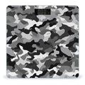 Black Grey White Camo Bathroom Scale Large LCD Backlight Display Digital Scale Rounded Corners Body Scales Automatic Power On/Off Bathroom Scales for Home Bedrooms