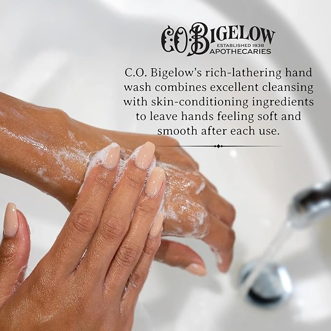 C.O. Bigelow Iconic Collection Amber Hand Wash Scented Hand Soap with Aloe Vera and Shea Butter 10.5 fl oz