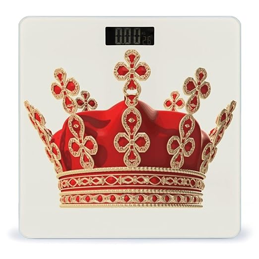 Red Crown Scale for Body Weight Smart Scales Digital Bathroom Scale High Precision Weighing Scales with Large Display Weighing Machine for People