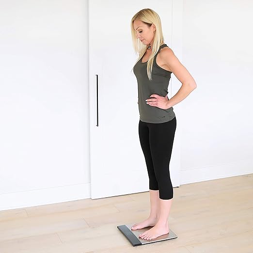Escali Extra Large Stainless Steel Digital Electronic Bathroom Scale for Body Weight with Extra-High Capacity of 440 lb Batteries Included