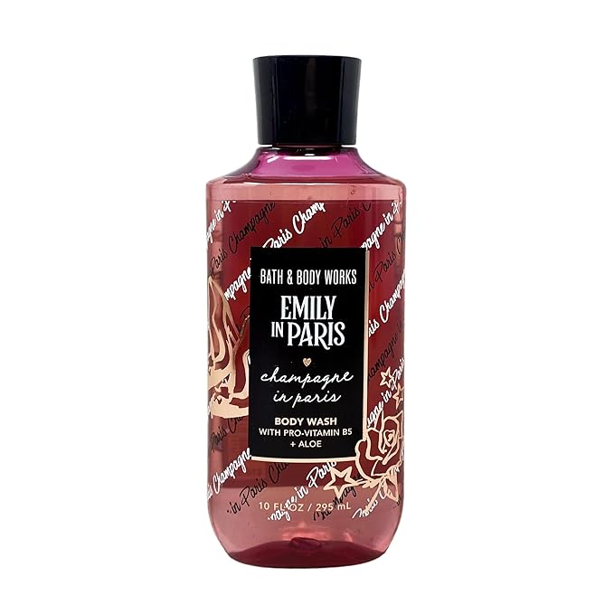 Bath &amp Body Works Emily In Paris - Champagne Paris 3 Pack Body Wash Bundle with a Himalayan Salts Springs Bar Soap