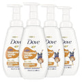 Dove Foaming Body Wash 4 Count For Kids Coconut Cookie Sulfate-Free Skin Care 13.5 Fl Oz