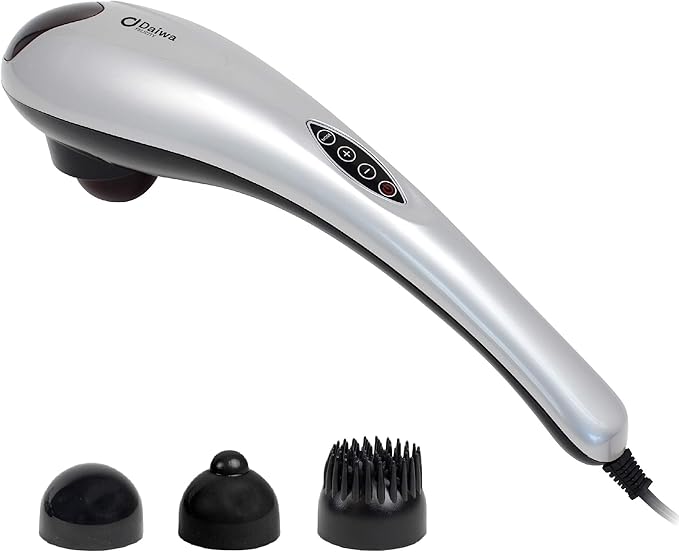 Daiwa Felicity Tapping Pro - Handheld Deep Tissue Back Neck Shoulder Leg Calf Muscle Massager with Extension Handle - FSA HSA Eligible