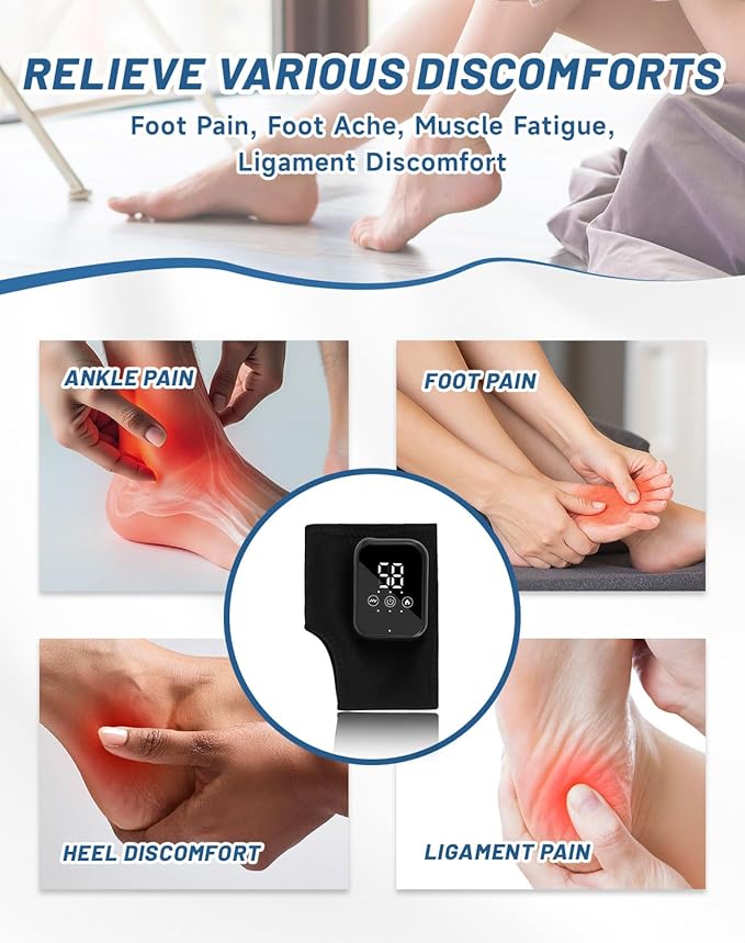 Massager Official - Triple Action Foot Relief Massager for Neuropathy Portable Feet Relieve Machine Rechargeable Relieves Fatigue Just 15 Minutes per Day (1PCS)