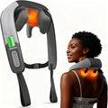 FSA Cordless Neck and Shoulder Massager - HSA Eligible Shiatsu Back Massager for Pain Relief Deep Tissue Electric Rechargeable Cervical Massager with Heat