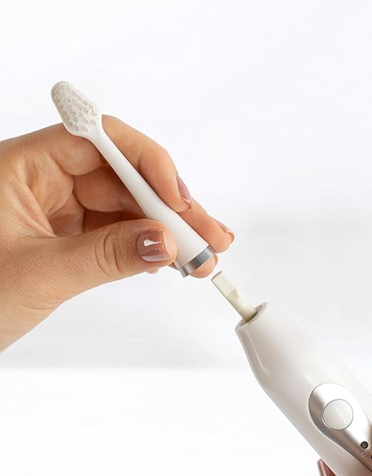 Supersmile Series II LS45 Replacement Brush Heads for Sonic Pulse Toothbrush - Patented 45° Soft Bristles Deliver Professional Teeth Cleaning - No Sensitivity (White 2 Count)