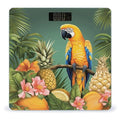 Summer Parrot Pineapple Bird Bathroom Scale Large LCD Backlight Display Digital Scale Rounded Corners Body Scales Automatic Power On/Off Bathroom Scales for Home Bedrooms