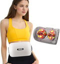 Upgraded Double Disc Abdominal Massager - Electric Stomach Massager with Bidirectional Rotation for Digestion Relieves Gas Constipation &amp Period Cramps