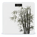 Asian Bamboo Bathroom Scale Weight Scale for Body WeightHighly Accurate Digital Weighing Machine Clear LED Display Digital Bathroom Body Scale 400lb/182kg