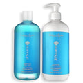 Crabtree &amp Evelyn La Source Refreshing Body Wash and Hydrating Body Lotion with Pump (16.9 oz/each)