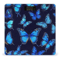 Digital Bathroom Weighing Scale Energy Saving Scale Smart Scale for Body Weight Beautiful Butterflies Blue Butterfly