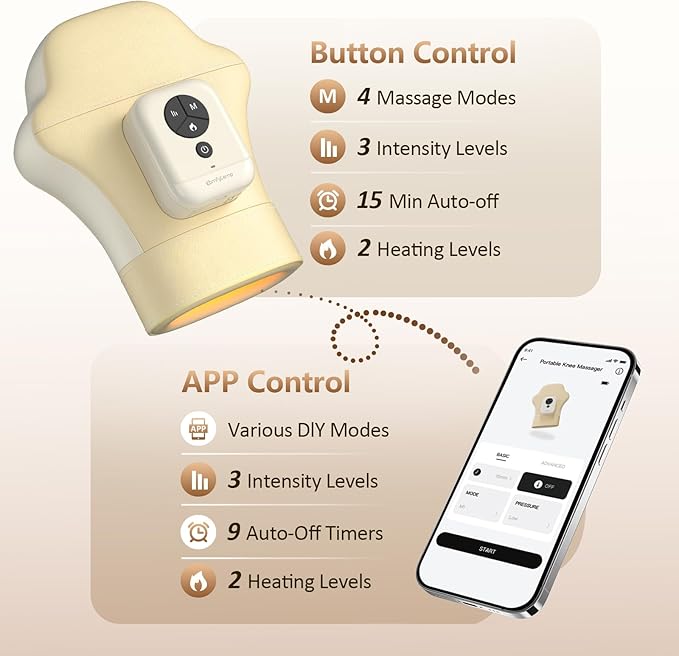 Comfytemp K1061 Air Compression Therapy Device Portable Hand Massager for Circulation and Pain Relief K251623 FDA Cleared