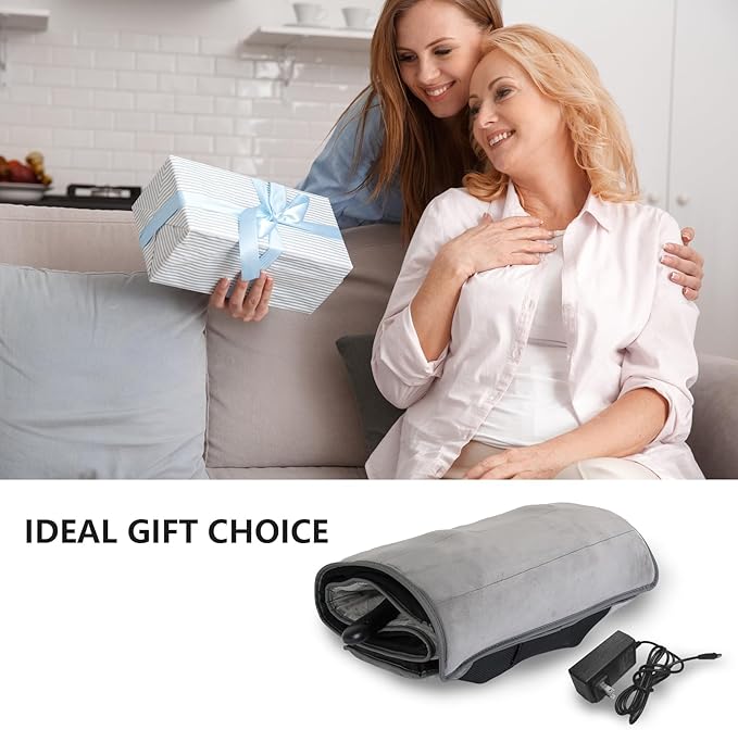 Full Body Massage Mat with Heating Vibration Back Massage Chair Pad with Shiatsu Neck Massage Pillow for Pain Relief 10 Vibration Motors &amp Wired Remote Gifts for Men Women