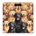 Labrador Retriever DogsScale for Body Weight with LCD High Precision Weighing Scales Fashion Sturdy Tempered Glass Weight Scales Easy-to-Read Digital Bathroom Scale for Daily 400lb
