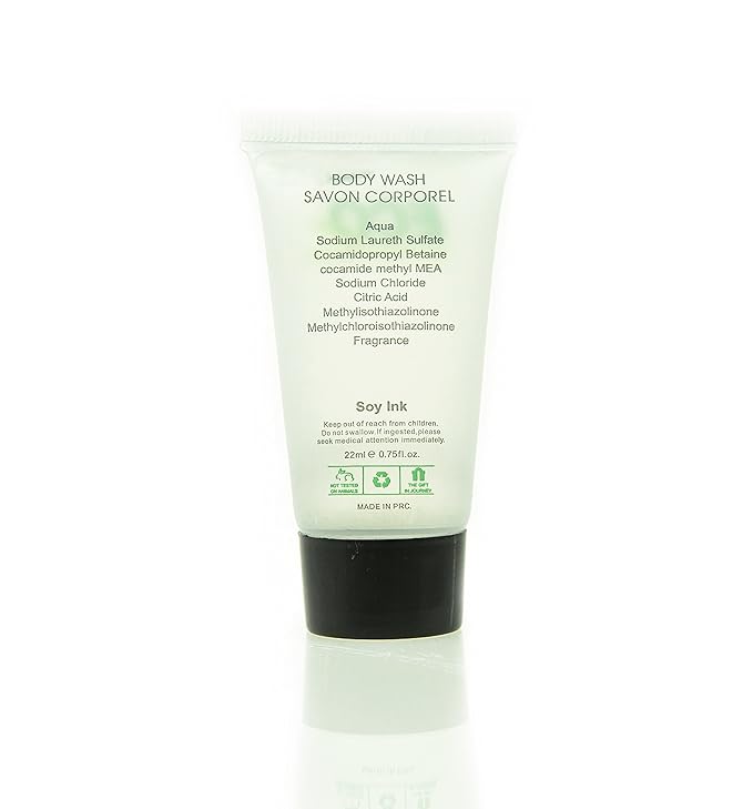 ECO AMENITIES Travel size 0.75oz hotel body wash bulk Clear 288 Count