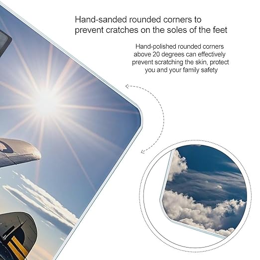Retro Airplane Smart Scale for Body Weight Accurate Bathroom Scale with LED Display Digital Weight Scales Weighing Machine High Precision Scales for Bath Home
