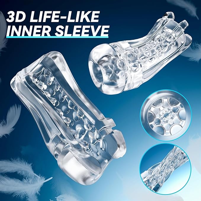 3 in 1Male Mastusbafor with 7 Vibration 7 Liccking 7 Rotating Modes Automatic Tight Sleeve Hoodies Male Masterburbatar Hands FreePocket Puzzy Silicone Electric Virabtor DNL381