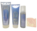 Bath &amp Body Works Water Winter Mint Moisturizing Body Wash Body Cream and Perfume Mist with a Himalayan Salts Springs Sample Soap