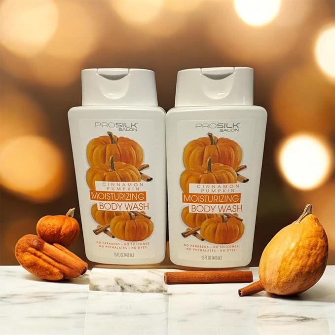Pro Silk Salon Cinnamon Pumpkin Moisturizing Body Wash 15oz Limited Edition New
