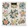 Various Floral Designs Scale for Body Weight Digital Bathroom Scale Toughened Glass High Precision Scales for Body Weight with Large LCD Backlight Display Weight Scales