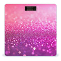 Men's Fashion Automatic Switch Digital Bathroom Weighing Scale Smart Scale Pink Glitter Pattern