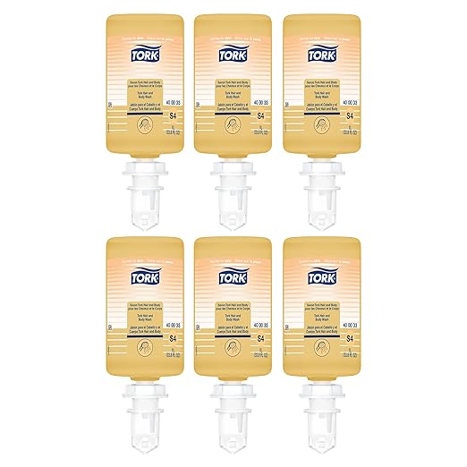 Tork Hair and Body Wash S4 Clean Scent 6 x 1L 400033 (formerly 400013)