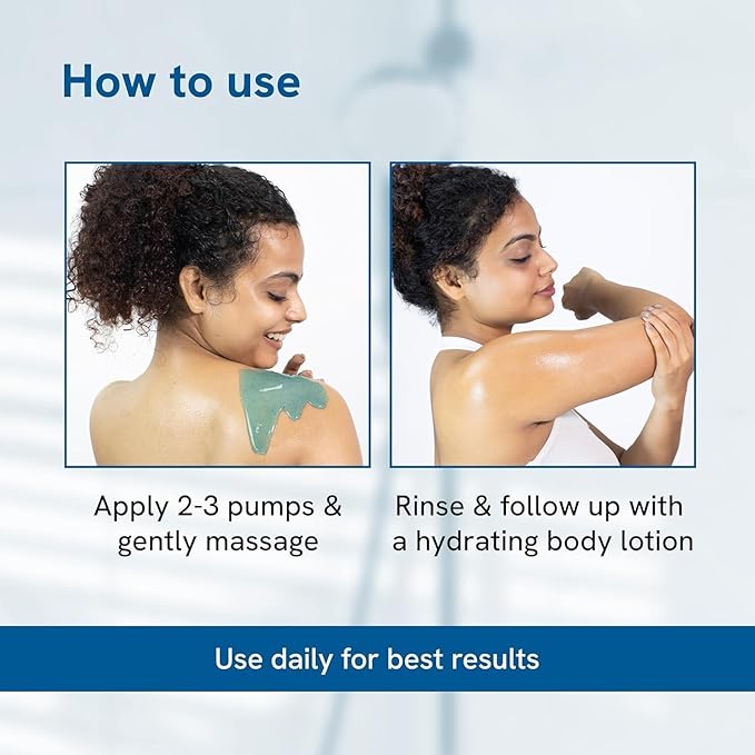 DT 1% Salicylic Acid Exfoliating Body Wash Shower Gel 250ml | Prevents Body Acne Bumpy Skin &amp Deep cleanses | Suitable for All Skin Types.