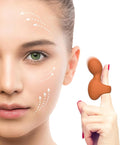 Mini-Ring Face &amp Eye Powerful Massage Tool Multifunctional Portable Handheld Massager Silicone Waterproof Eye Jaw Finger and Body Massager Relieves Facial Muscle Fatigue and Pain.