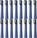 Compatible for 16pcs N1 N2 RTX2103 SN301 Toothbrush Replacement Heads Soft Bristle Nozzles(16pcs Blue)