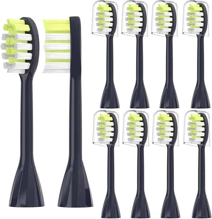 4Pack Replacement Toothbrush Heads Compatible with Ph One Soni Care Electric Head HY1100 HY1200 BH1022(8pcs Blue)