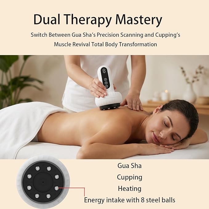 Electric Handheld Cupping Massager 9 Adjustable Suction Levels for Anti-Cellulite MassageLymphatic DrainageDeep Tissue MassageMuscle Recovery&amp Skin FirmingPain Relief Portable for Legs Arms
