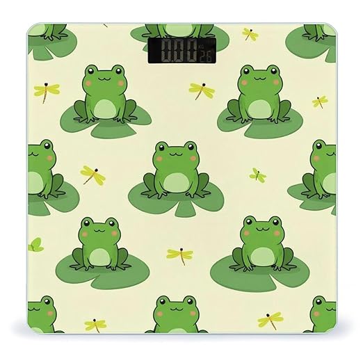 Smart Scale for Body Weight Automatic Switch Digital Bathroom Weighing Scale Cute Frog Animal Green Frogs