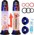 Penile Traction Device Condones 6X Suction &amp Pumping Training Device Bigger &amp Harder &amp Longer Y324* (Black2)