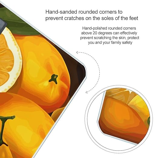 Oranges and Lemons Bathroom ScaleHighly Accurate Digital Weighing Machine for People Bright LED Display Weight Scale for The Aldult Home Use