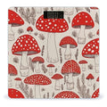 Digital Bathroom Scale for Body Weight Scale with Bright LCD Display High Accuracy Step-On Technology Auto On/Off Red White Mushroom Digital Scales 400 Lbs /180kg