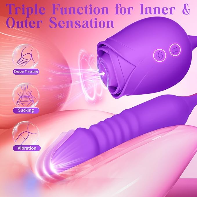 2026 Newly Portable Vibrating Massager -Clitioral Sucker Relaxes Muscles Viboators Toy 10 Modes Couples - for Body and Back Foot Silent Personal for Sports Massage AdultTools Relaxation U6546 (PURPLE)