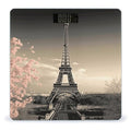 Paris Tower Scale with LCD Precision Weighing Scales Sturdy Tempered Glass Weight Scales Easy-to-Read Anti-Slip Weight Digital Bathroom Scale for Daily