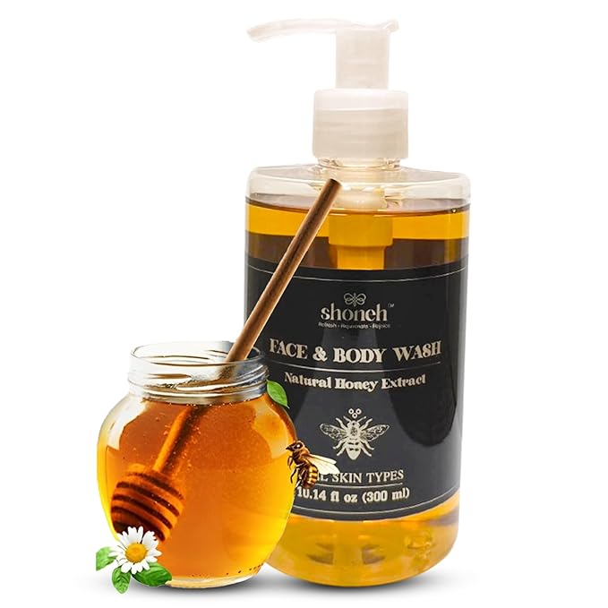 Shoneh Face &amp Body Wash – Natural Honey Extract [PH 5.5] – Suitable for ALL Skin Types