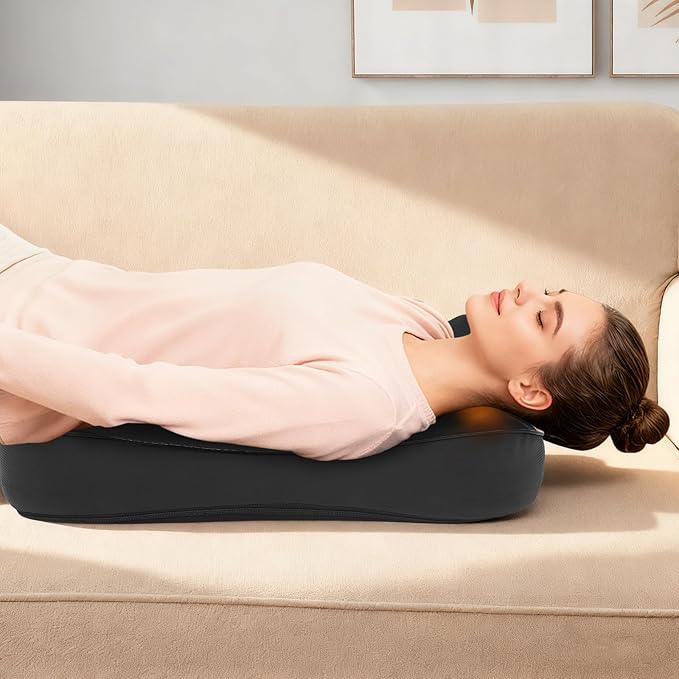 Shiatsu Neck and Back Massager with Heat Rechargeable Shiatsu Neck and Back with Kneading Shoulder Massage for Body Muscle Pain ReliefGifts for Dad Mom Friends